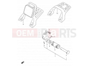 SUZUKI VX800 / VX800U R (1994) 37 - STAND GRIP - CARRIER