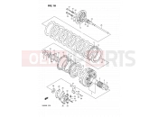 SUZUKI VX800 N (1992) 18 - CLUTCH