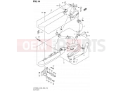 SUZUKI VZ1509 L3 (2013)  Intruder M1500 / Boulevard M90 (E03,E28,E33) 14 - MUFFLER