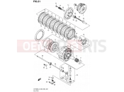 SUZUKI VZ1509 L3 (2013)  Intruder M1500 / Boulevard M90 (E03,E28,E33) 21 - CLUTCH