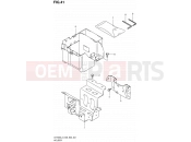SUZUKI VZ1509 L3 (2013)  Intruder M1500 / Boulevard M90 (E03,E28,E33) 41 - HOLDER