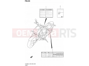 SUZUKI VZ1509 L3 (2013)  Intruder M1500 / Boulevard M90 (E03,E28,E33) 55 - LABEL (VZ1500L3 E28)