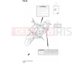 SUZUKI VZ1509 L3 (2013)  Intruder M1500 / Boulevard M90 (E03,E28,E33) 56 - LABEL (VZ1500L3 E33)