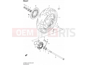 SUZUKI VZ1509 L3 (2013)  Intruder M1500 / Boulevard M90 (E03,E28,E33) 67 - REAR WHEEL