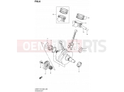 SUZUKI VZ800 V (1997) Marauder (E03,E28,E33) 6 - CRANKSHAFT