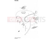 SUZUKI VZ800 V (1997) Marauder (E03,E28,E33) 36A - FUEL TANK (MODEL W)