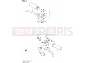 SUZUKI VZ800 V (1997) Marauder (E03,E28,E33) 43 - HANDLE LEVER