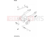 SUZUKI VZ800 W (1998) Marauder (E03,E28,E33) 55 - REAR SWINGING ARM