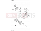 SUZUKI VZ800 W (1998) Marauder (E03,E28,E33) 57 - REAR WHEEL