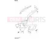 SUZUKI VZ800 K2 (2002) Marauder (E03,E28,E33) 39 - FRAME COVER (MODEL V/W/X/Y/K1)