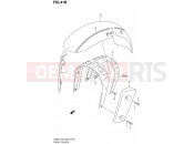 SUZUKI VZ800 K2 (2002) Marauder (E03,E28,E33) 41B - FRONT FENDER (MODEL Y)