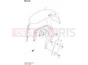 SUZUKI VZ800 K2 (2002) Marauder (E03,E28,E33) 41C - FRONT FENDER (MODEL K1/K2/K3)