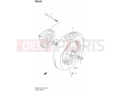 SUZUKI VZ800 K3 (2003) Marauder (E03,E28,E33) 52 - FRONT WHEEL