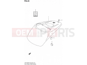 SUZUKI VZR1800 / VZR1800Z L0 (2010) Intruder M1800R / Boulevard M109R 43 - FUEL TANK UPPER COVER