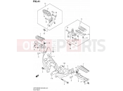 SUZUKI VZR1800 / VZR1800Z L0 (2010) Intruder M1800R / Boulevard M109R 41 - FOOTREST