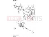 SUZUKI VZR1800 / VZR1800Z L0 (2010) Intruder M1800R / Boulevard M109R 67B - REAR WHEEL (MODEL L0)