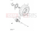 SUZUKI VZR1800 L1 (2011) Intruder M1800R / Boulevard M109R (E19) 234 - REAR WHEEL (VZR1800L1 E02)