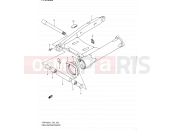 SUZUKI VZR1800 L1 (2011) Intruder M1800R / Boulevard M109R (E24) 232 - REAR SWINGING ARM