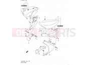 SUZUKI VZR1800 / VZR1800Z L1 (2011) Intruder M1800R / Boulevard M109R (E02) 118 - SIDE COVER (VZR1800L1 E24)