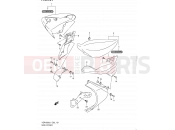 SUZUKI VZR1800 / VZR1800Z L1 (2011) Intruder M1800R / Boulevard M109R (E02) 121 - SIDE COVER (VZR1800ZL1 E19)