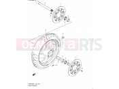 SUZUKI VZR1800 / VZR1800Z L1 (2011) Intruder M1800R / Boulevard M109R (E02) 214 - FRONT WHEEL (VZR1800L1 E24)