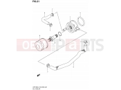 SUZUKI VZR1800 / VZR1800Z L1 (2011) Intruder M1800R / Boulevard M109R (E03,E28,E33) 21 - OIL COOLER