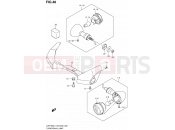 SUZUKI VZR1800 / VZR1800Z L1 (2011) Intruder M1800R / Boulevard M109R (E03,E28,E33) 48 - TURNSIGNAL LAMP (VZR1800L1 E03)