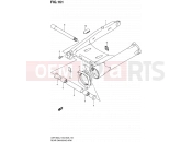 SUZUKI VZR1800 / VZR1800Z L1 (2011) Intruder M1800R / Boulevard M109R (E03,E28,E33) 161 - REAR SWINGING ARM
