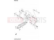 SUZUKI VZR1800 / VZR1800Z L1 (2011) Intruder M1800R / Boulevard M109R (E03,E28,E33) 163 - REAR CUSHION LEVER (VZR1800L1 E28)