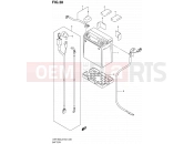 SUZUKI VZR1800 L2 (2012) Intruder M1800R / Boulevard M109R (E02) 38 - BATTERY