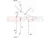 SUZUKI VZR1800 / VZR1800Z L2 (2012) Intruder M1800R / Boulevard M109R (E24) 174 - HANDLEBAR (VZR1800ZL2 E24)