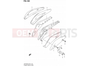 SUZUKI VZR1800 / VZR1800Z L2 (2012) Intruder M1800R / Boulevard M109R (E51) 102 - FRAME HANDLE GRIP (VZR1800L2 E02)