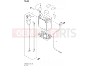 SUZUKI VZR1800 L3 (2013) Intruder M1800R / Boulevard M109R (E19) 80 - BATTERY (VZR1800L3 E24)