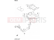 SUZUKI VZR1800 L4 (2014) Intruder M1800R / Boulevard M109R (E24) 43 - BATTERY HOLDER