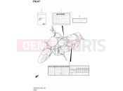 SUZUKI VZR1800 L4 (2014) Intruder M1800R / Boulevard M109R (E24) 67 - LABEL