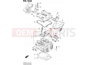 SUZUKI VZR1800 / VZR1800Z L4 (2014) Intruder M1800R / Boulevard M109R (E43) 104A - CYLINDER HEAD (FRONT)