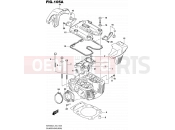 SUZUKI VZR1800 / VZR1800Z L4 (2014) Intruder M1800R / Boulevard M109R (E43) 105A - CYLINDER HEAD (REAR)