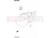 SUZUKI VZR1800 / VZR1800Z L4 (2014) Intruder M1800R / Boulevard M109R (E43) 422A - FUEL TANK FRONT COVER