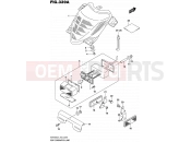 SUZUKI VZR1800 / VZR1800Z L4 (2014) Intruder M1800R / Boulevard M109R (E43) 339A - REAR COMBINATION LAMP (VZR1800L4 E43)