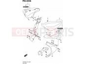 SUZUKI VZR1800 / VZR1800Z L4 (2014) Intruder M1800R / Boulevard M109R (E43) 433A - SIDE COVER (VZR1800L4 E43)
