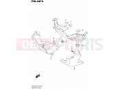 SUZUKI VZR1800 / VZR1800Z L4 (2014) Intruder M1800R / Boulevard M109R (E43) 447A - FRAME BODY COVER