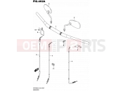 SUZUKI VZR1800 / VZR1800Z L4 (2014) Intruder M1800R / Boulevard M109R (E43) 462A - HANDLEBAR