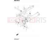 SUZUKI VZR1800 / VZR1800Z L4 (2014) Intruder M1800R / Boulevard M109R (E43) 541A - REAR SWINGINGARM