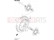 SUZUKI VZR1800 / VZR1800Z L4 (2014) Intruder M1800R / Boulevard M109R (E43) 530A - FRONT WHEEL (VZR1800L4 E43)