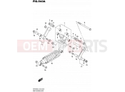 SUZUKI VZR1800 / VZR1800Z L4 (2014) Intruder M1800R / Boulevard M109R (E43) 543A - REAR CUSHION LEVER