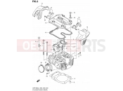 SUZUKI VZR1800 / VZR1800Z L4 (2014) Intruder M1800R / Boulevard M109R (E03,E28,E33) 3 - CYLINDER HEAD (REAR)