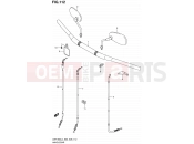 SUZUKI VZR1800 / VZR1800Z L4 (2014) Intruder M1800R / Boulevard M109R (E03,E28,E33) 112 - HANDLEBAR