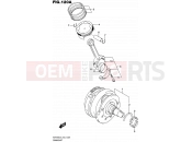 SUZUKI VZR1800 / VZR1800Z L5 (2015) Intruder M1800R / Boulevard M109R (E43) 120A - CRANKSHAFT