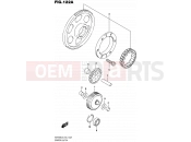 SUZUKI VZR1800 / VZR1800Z L5 (2015) Intruder M1800R / Boulevard M109R (E43) 122A - STARTER CLUTCH