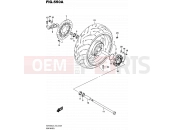 SUZUKI VZR1800 / VZR1800Z L5 (2015) Intruder M1800R / Boulevard M109R (E43) 550A - REAR WHEEL